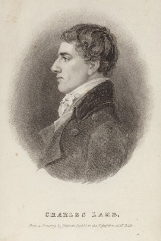 Portræt af Charles Lamb af Robert Hancock