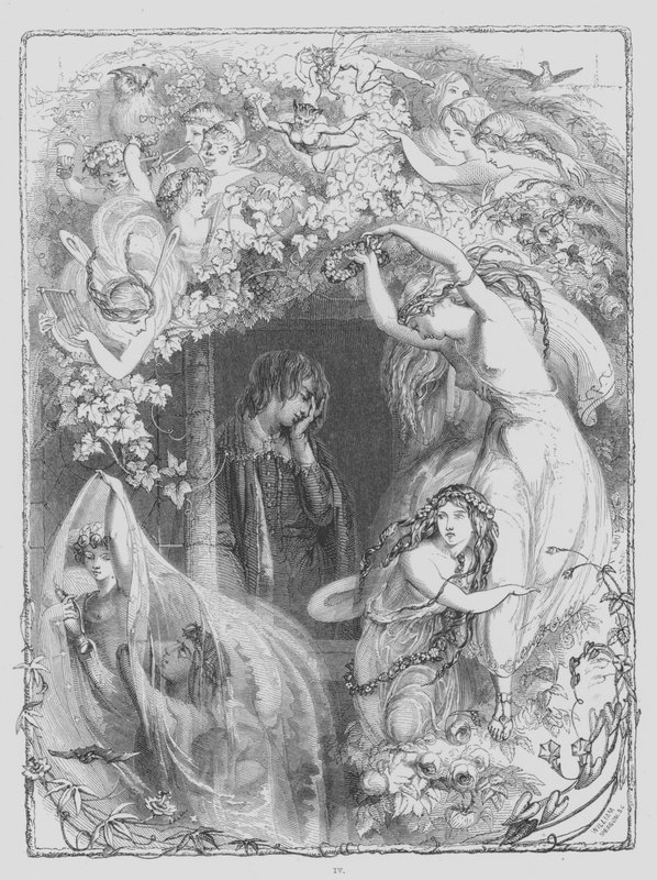 John Milton, LAllegro (gravering) af Robert Huskisson