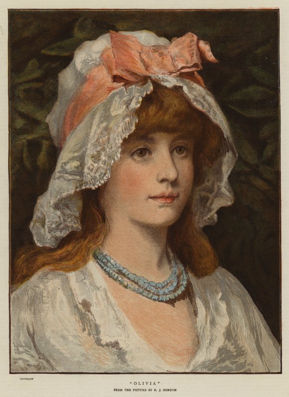Olivia (chromolitho) af Robert James Gordon