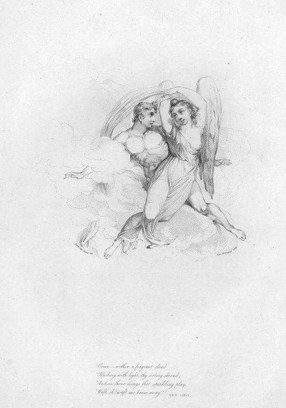 Anacreon, Ode 76 (gravering) af Robert Kerr (after) Porter