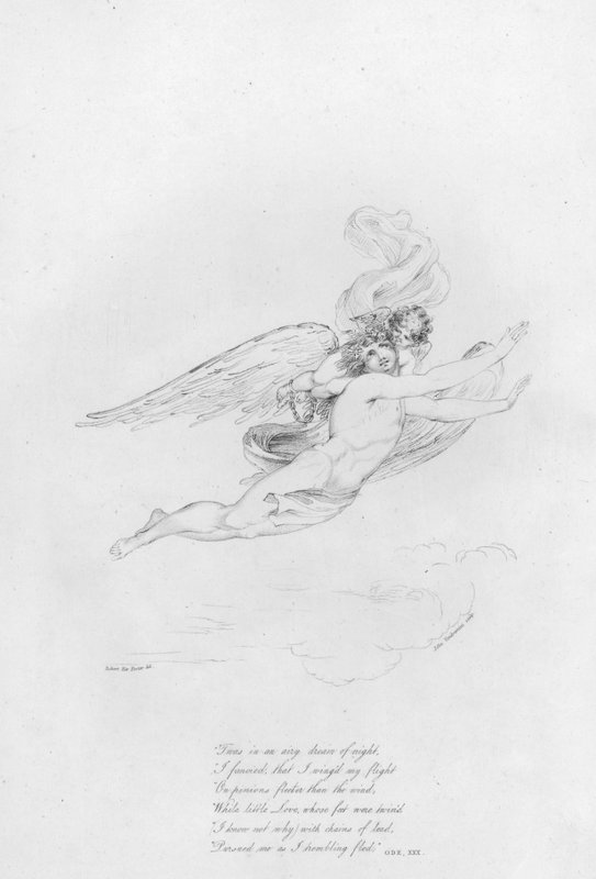 Anacreon, Ode XXX (gravering) af Robert Kerr (after) Porter