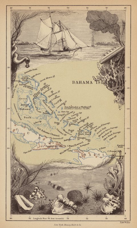 Bahamas (indgravering) af Robert Pritchett