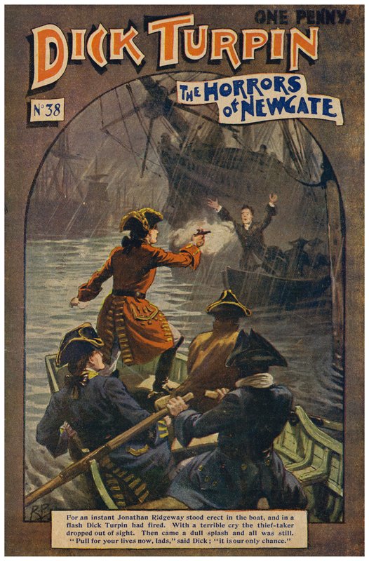 Dick Turpin (farve litho) af Robert Prowse Jnr