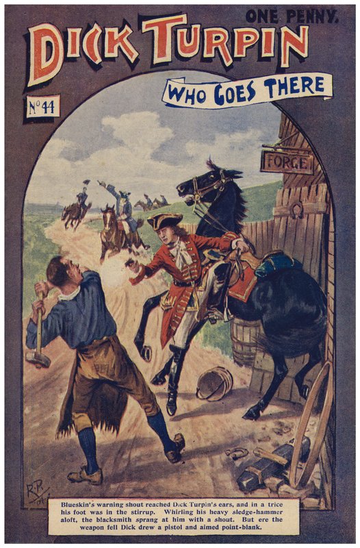 Dick Turpin (farve litho) af Robert Prowse Jnr