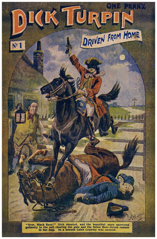 Dick Turpin (farve litho) af Robert Prowse Jnr