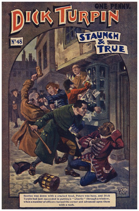 Dick Turpin (farve litho) af Robert Prowse Jnr