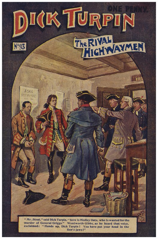 Dick Turpin (farve litho) af Robert Prowse Jnr