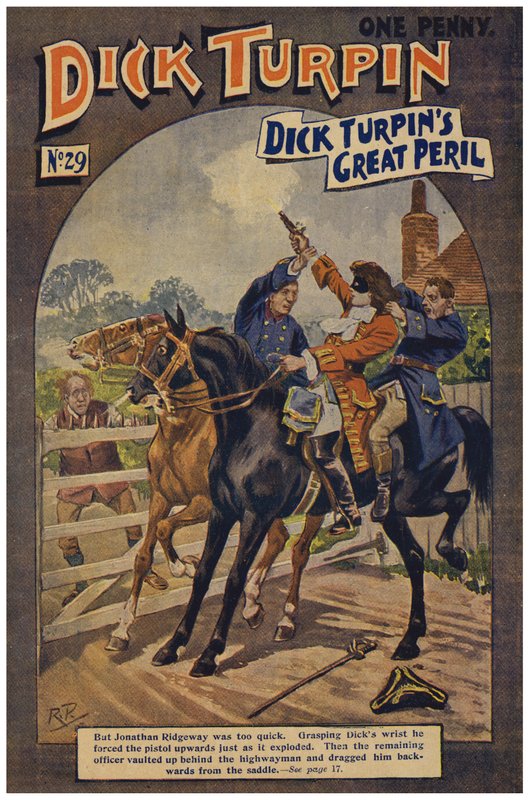 Dick Turpin (farve litho) af Robert Prowse Jnr