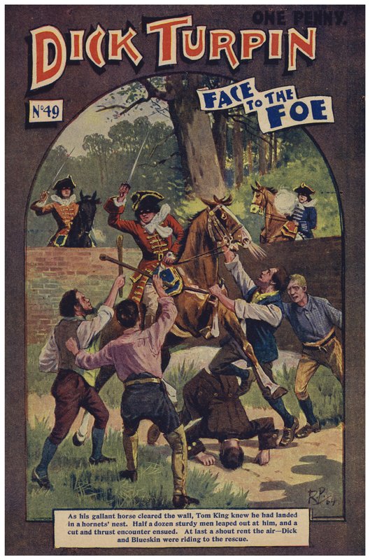 Dick Turpin (farve litho) af Robert Prowse Jnr