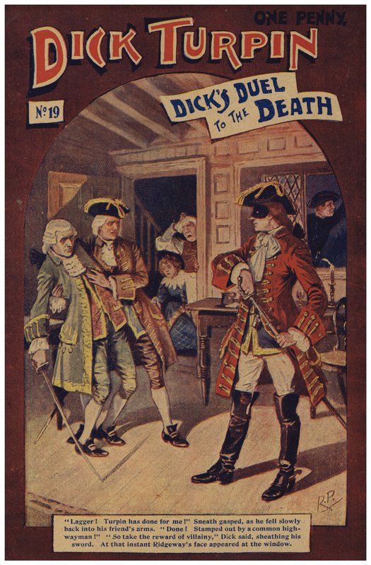 Dick Turpin (farve litho) af Robert Prowse Jnr