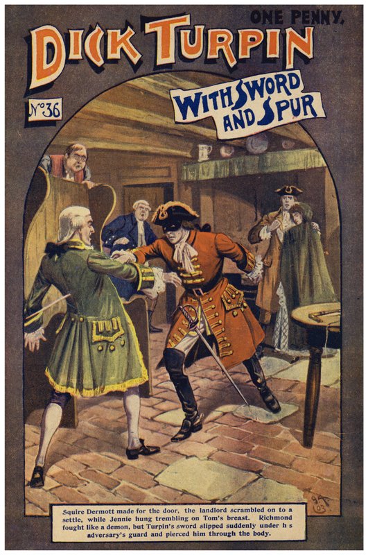 Dick Turpin (farve litho) af Robert Prowse Jnr
