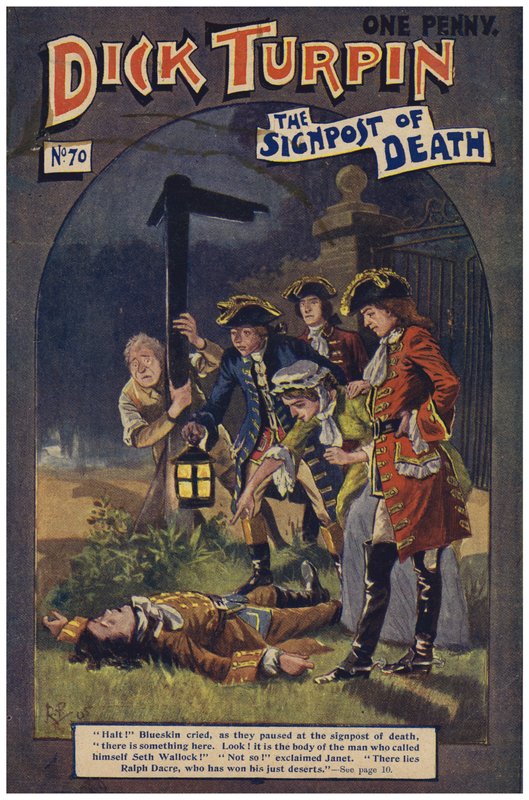 Dick Turpin (farve litho) af Robert Prowse Jnr