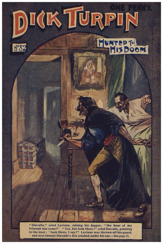 Dick Turpin (farve litho) af Robert Prowse Jnr