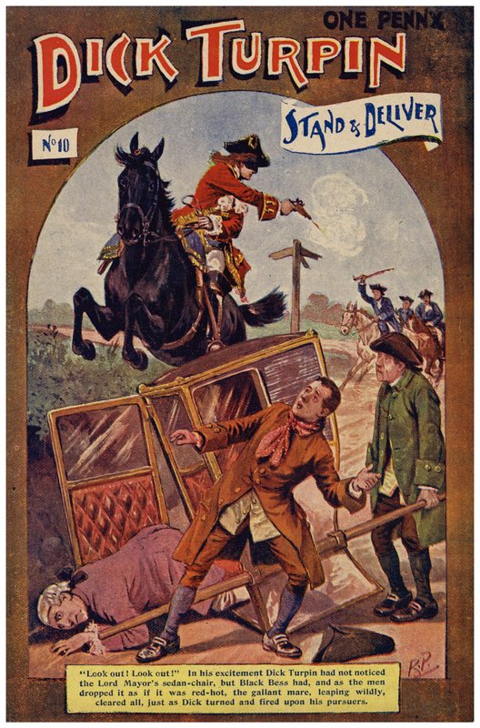 Dick Turpin (farve litho) af Robert Prowse Jnr