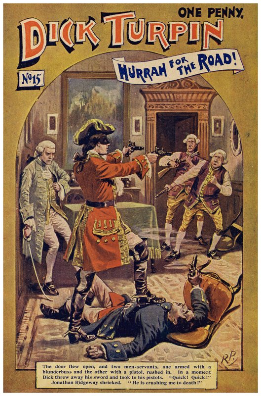 Dick Turpin (farve litho) af Robert Prowse Jnr