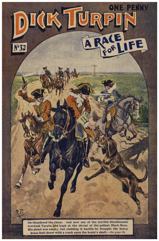 Dick Turpin (farve litho) af Robert Prowse Jnr