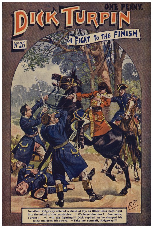 Dick Turpin (farve litho) af Robert Prowse Jnr