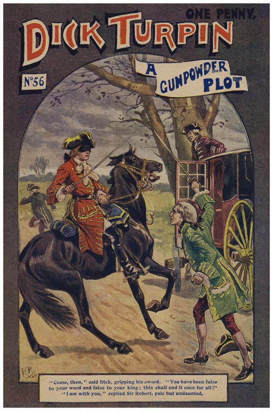 Dick Turpin (farve litho) af Robert Prowse Jnr