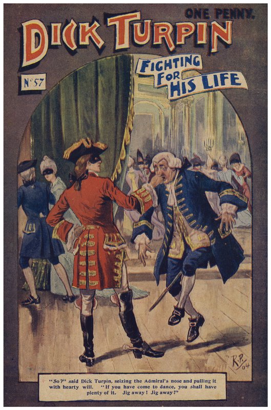Dick Turpin (farve litho) af Robert Prowse Jnr