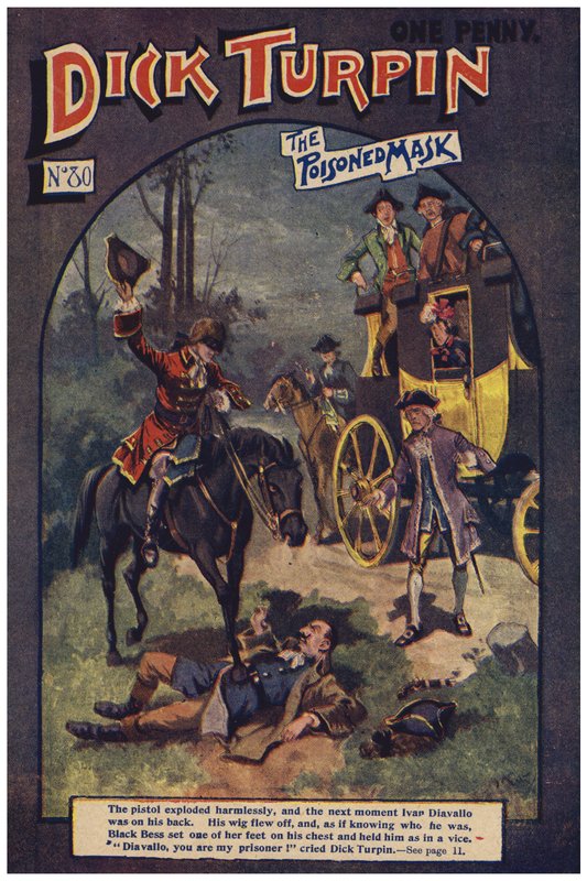 Dick Turpin (farve litho) af Robert Prowse Jnr