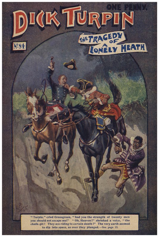 Dick Turpin (farve litho) af Robert Prowse Jnr