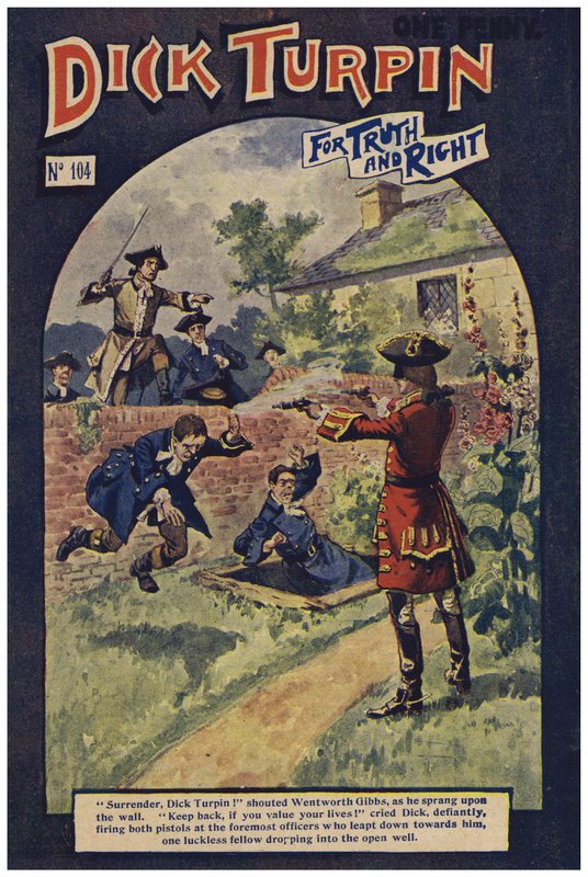 Dick Turpin (farve litho) af Robert Prowse Jnr