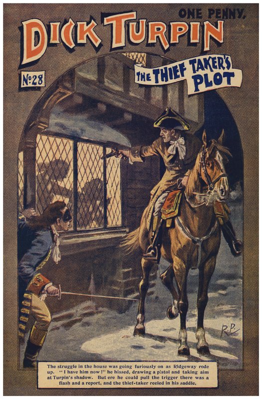 Dick Turpin (farve litho) af Robert Prowse Jnr