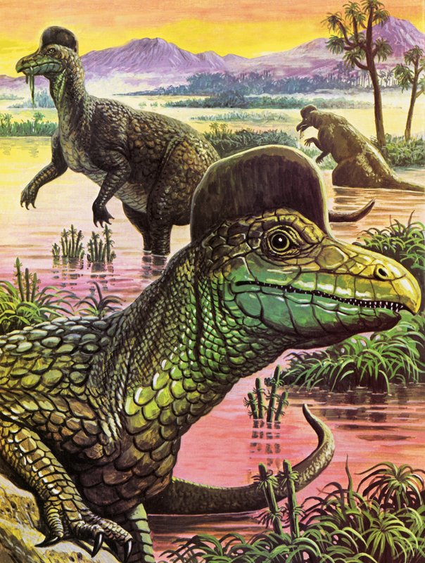 Corythosaurus af Roger Payne