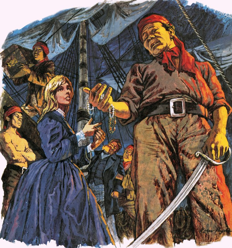 Pigen og piraterne af Roger Payne