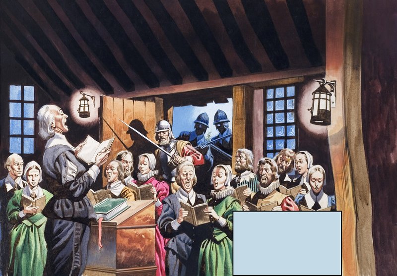 Pilgrimsfædrene af Ron Embleton