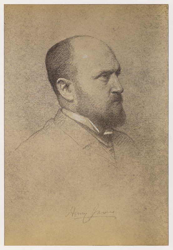 Henry James (litho) af Rudolf Lehmann