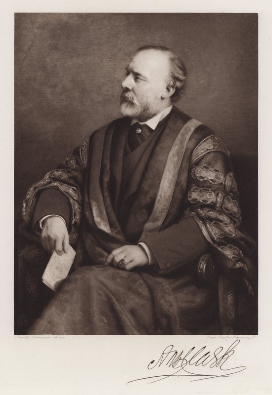 Sir Andrew Clark (litho) af Rudolf Lehmann