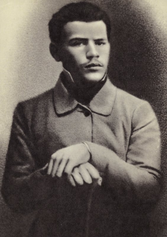 L N Tolstoi, Moskva, 1851 af Russian Photographer