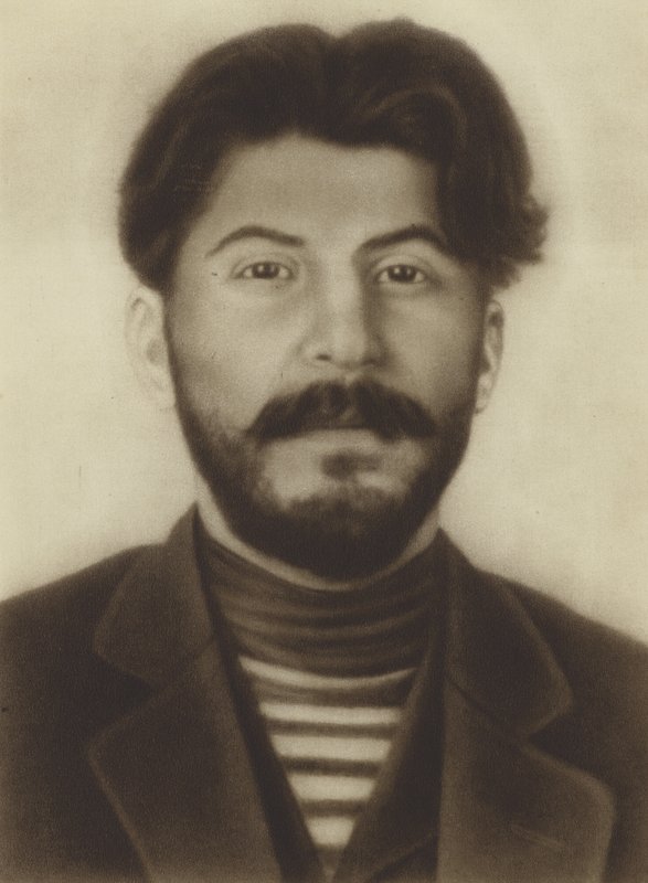 Joseph Stalin, sovjetisk leder, som ung af Russian Photographer