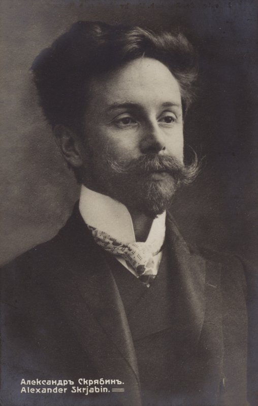 Portræt af Alexander Skrjabin af Russian Photographer