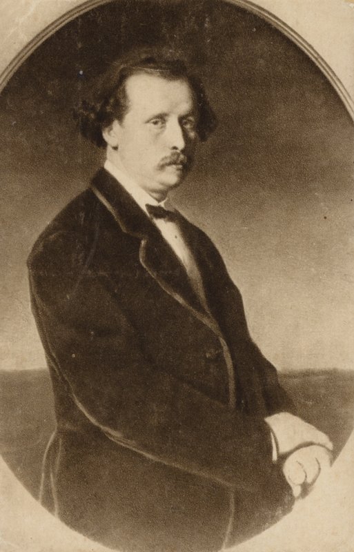 Portræt af Anton Rubinstein af Russian School