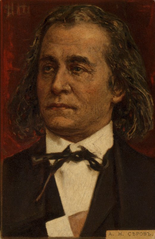 Portræt af Anton Rubinstein af Russian School