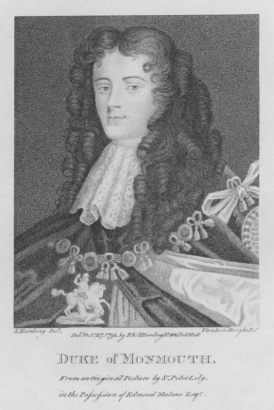 Duke of Monmouth (gravering) af S. (after) Harding