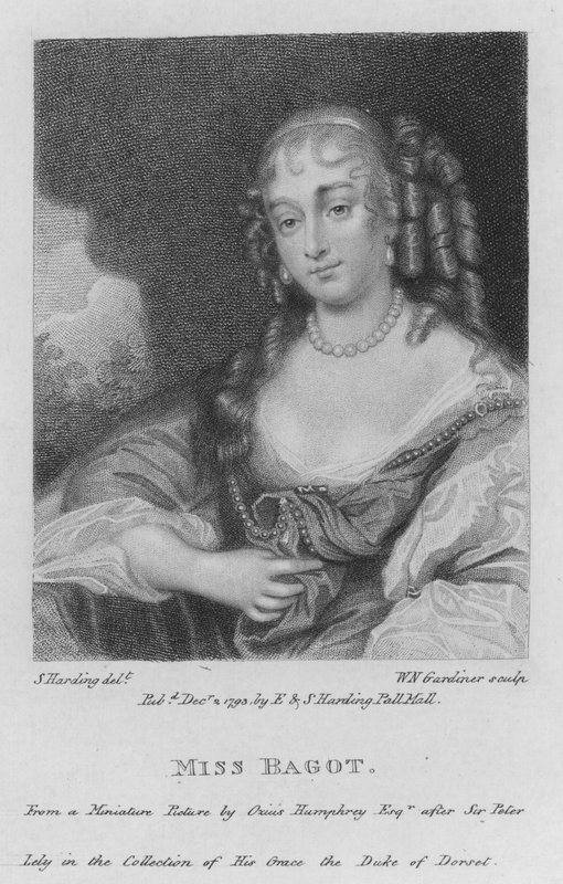 Miss Bagot (gravering) af S. (after) Harding
