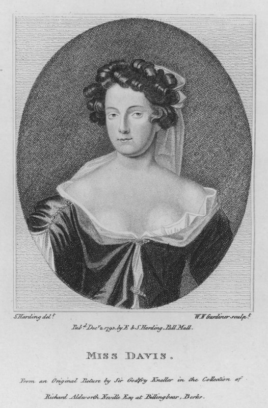 Miss Davis (gravering) af S. (after) Harding