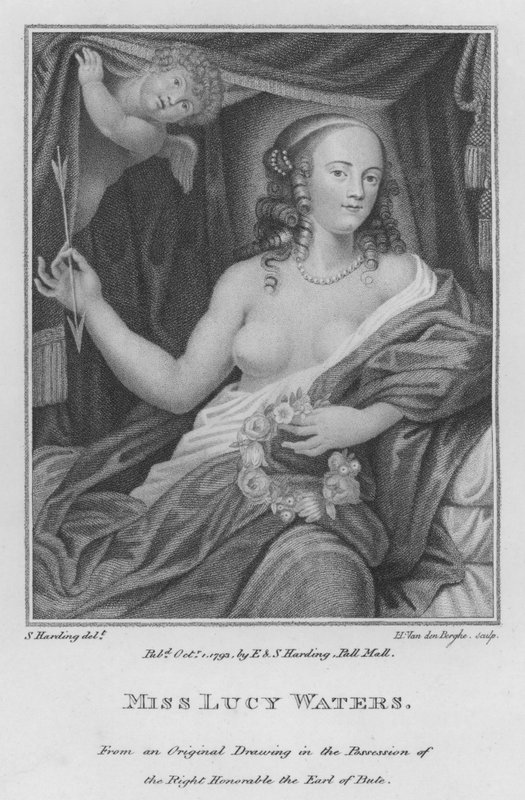 Miss Lucy Waters (gravering) af S. (after) Harding