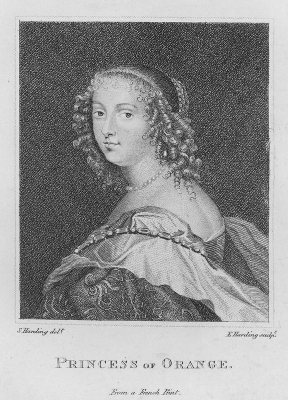 Princess of Orange (gravering) af S. (after) Harding