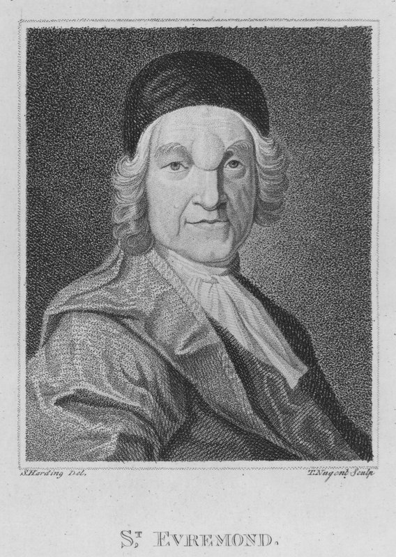 St Evremond (gravering) af S. (after) Harding