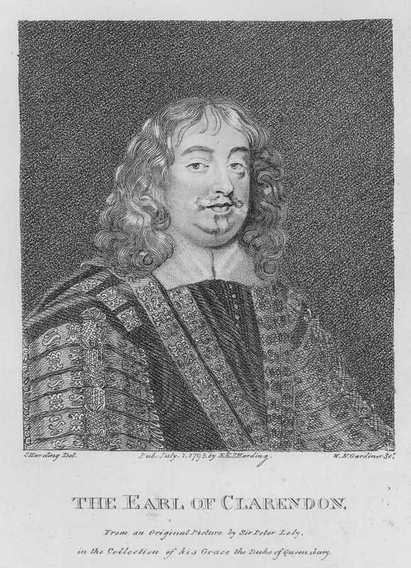 Jarlen af Clarendon (gravering) af S. (after) Harding