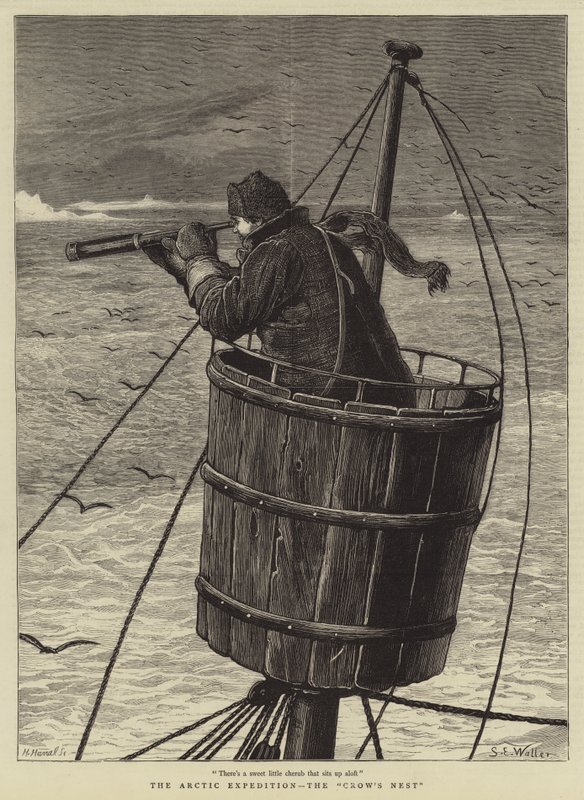 Den arktiske ekspedition, Kragereden af Samuel Edmund Waller