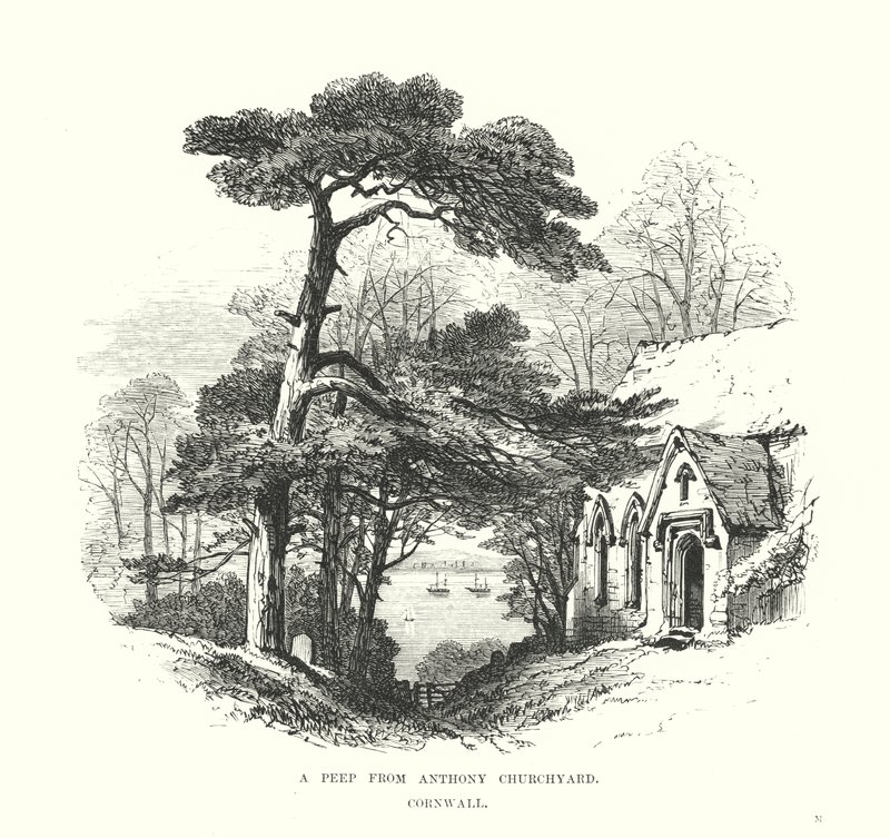Et pip fra Anthony Churchyard, Cornwall af Samuel Read