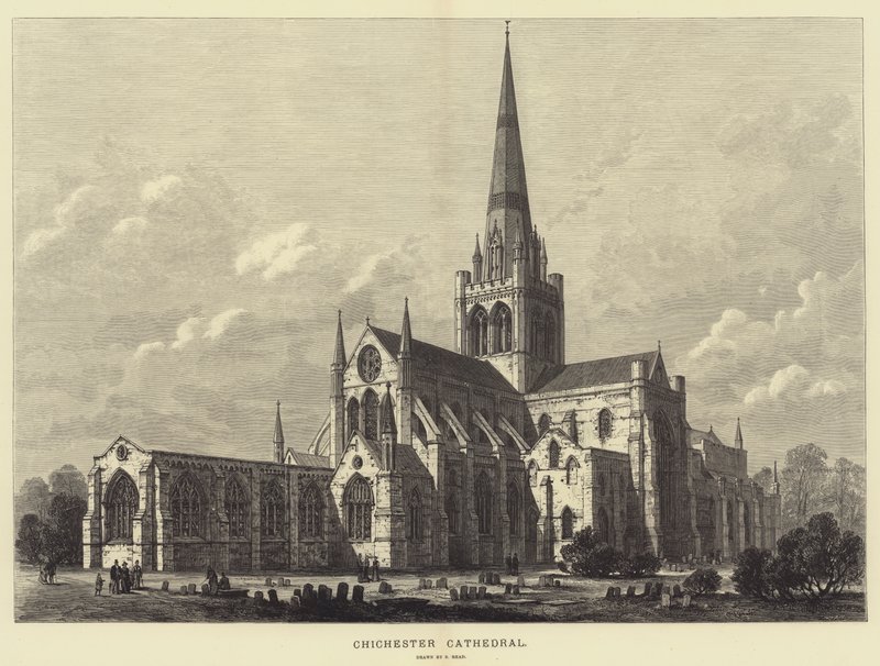 Chichester katedral af Samuel Read