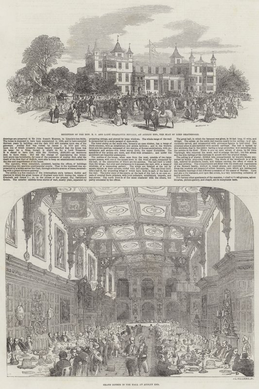 Festligheder i Audley End af Samuel Read