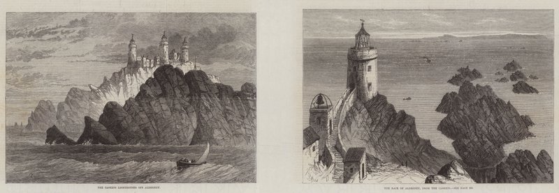 Fyrtårne i Alderney af Samuel Read