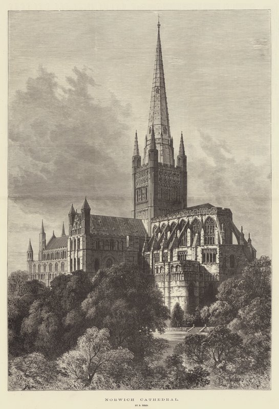 Norwich Cathedral af Samuel Read